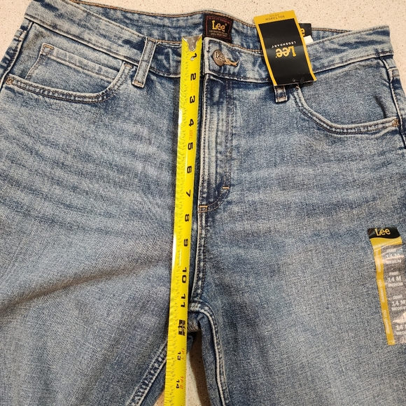 Women's Lee Legendary Mid-Rise Mom Jeans 14 Medium 90s Taper Retro Nwt - Picture 10 of 15
